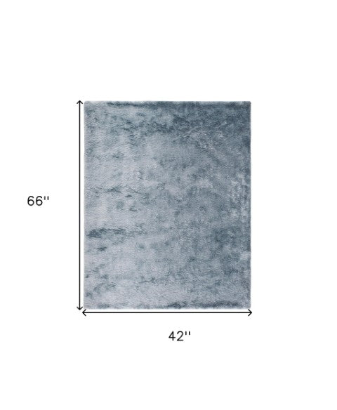 Homeroots 5' Handmade Pink Shag Area Rug - Luxurious Tufted Design For Cozy Living Spaces And Decor Accents 4' X 6' Polyester 510983