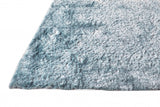 Homeroots 5' X 8' Blue And Silver Shag Tufted Handmade Area Rug Blue,Silver Polyester 510984