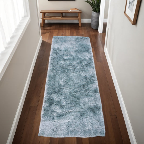 HomeRoots 4' Handmade Pink Shag Area Rug - Plush Retro Design for Cozy Comfort in Any Room Decor Style 6' Runner 510986