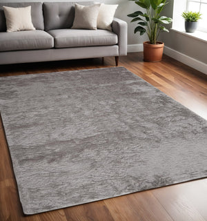 HomeRoots 4' Handmade Pink Shag Area Rug - Plush Retro Design for Cozy Comfort in Any Room Decor Style 5' X 8' 510991