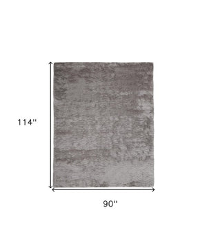 Homeroots 5' Handmade Pink Shag Area Rug - Luxurious Tufted Design For Cozy Living Spaces And Decor Accents 8' X 10' Polyester 510992