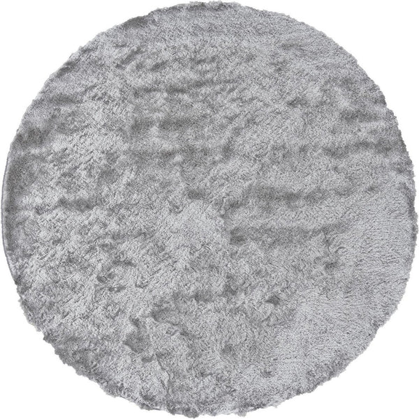 HomeRoots 4' Handmade Pink Shag Area Rug - Plush Retro Design for Cozy Comfort in Any Room Decor Style 8' Round 510994