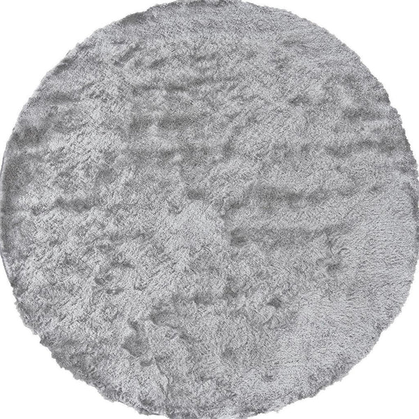 Homeroots 5' Handmade Pink Shag Area Rug - Luxurious Tufted Design For Cozy Living Spaces And Decor Accents 10' Round Polyester 510995