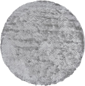 Homeroots 5' Handmade Pink Shag Area Rug - Luxurious Tufted Design For Cozy Living Spaces And Decor Accents 10' Round Polyester 510995