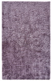 Homeroots 5' X 8' Purple Shag Tufted Handmade Area Rug Purple Polyester 510998