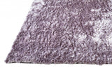 Homeroots 5' X 8' Purple Shag Tufted Handmade Area Rug Purple Polyester 510998