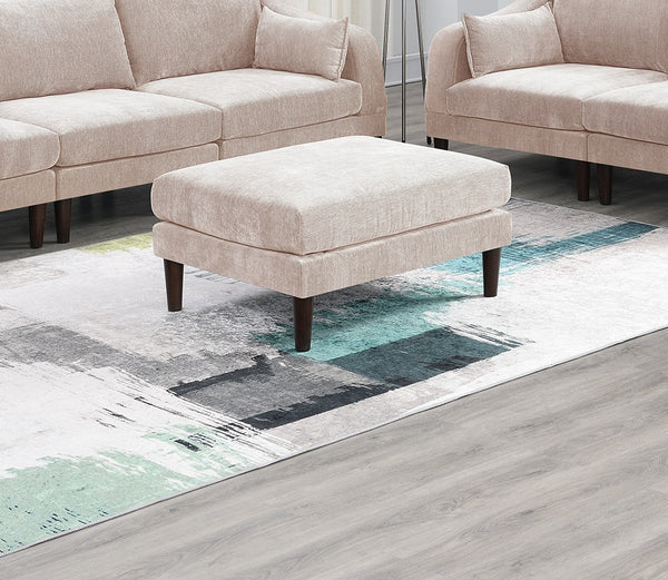 English Elm Beautiful 6-Piece Modular Sofa Set In Blush Pink Morgan Fabric – Versatile Living Room Furniture Solution B011S01576