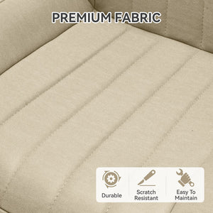 English Elm Modern Dining Chairs Set Of 4 - Stylish, Comfortable Upholstered Chairs With Metal Legs For Any Space T3950P394443