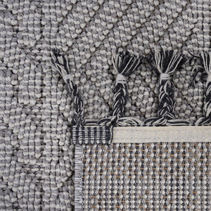 English Elm Loom Geometric White Area Rug 2X8 - Durable, Stain-Resistant, Indoor/Outdoor Design For Family Life B335P289590