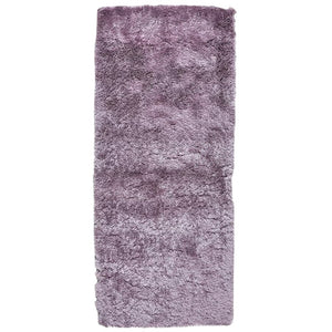Homeroots 5' Handmade Pink Shag Area Rug - Luxurious Tufted Design For Cozy Living Spaces And Decor Accents Purple Polyester 511000