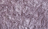 Homeroots 8' Purple Round Shag Tufted Handmade Area Rug Purple Polyester 511001