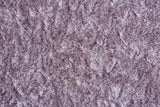 Homeroots 8' Purple Round Shag Tufted Handmade Area Rug Purple Polyester 511001