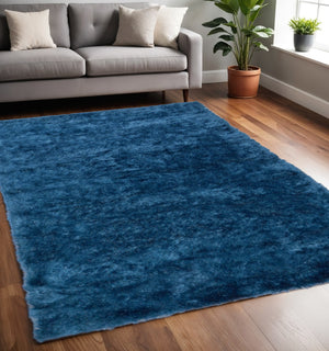 HomeRoots 4' Handmade Pink Shag Area Rug - Plush Retro Design for Cozy Comfort in Any Room Decor Style 5' X 8' 511005