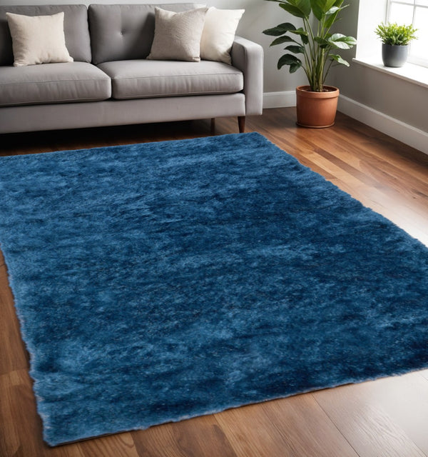 HomeRoots 4' Handmade Pink Shag Area Rug - Plush Retro Design for Cozy Comfort in Any Room Decor Style 5' X 8' 511005
