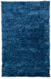 Homeroots 5' X 8' Blue And Green Shag Tufted Handmade Area Rug Blue,Green Polyester 511005