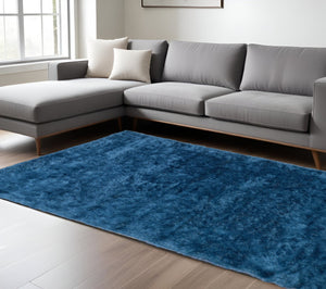 HomeRoots 4' Handmade Pink Shag Area Rug - Plush Retro Design for Cozy Comfort in Any Room Decor Style 8' X 10' 511006