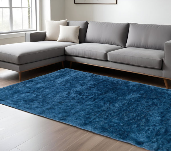HomeRoots 4' Handmade Pink Shag Area Rug - Plush Retro Design for Cozy Comfort in Any Room Decor Style 8' X 10' 511006