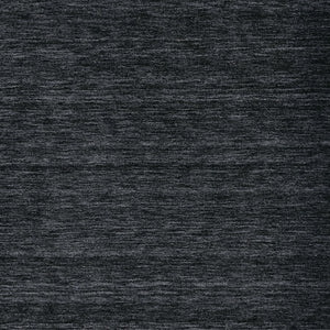 Homeroots 5' X 8' Black Wool Hand Woven Area Rug Black Wool 511043