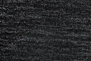 Homeroots 4' Black Wool Hand Woven Area Rug - Stain Resistant, Unique Artisan Craftsmanship For Modern Spaces 8' Round Wool 511047