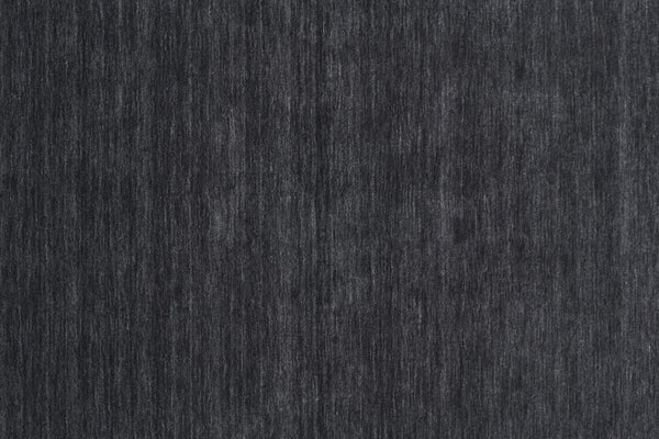 Homeroots 4' Black Wool Hand Woven Area Rug - Stain Resistant, Unique Artisan Craftsmanship For Modern Spaces 8' Round Wool 511047