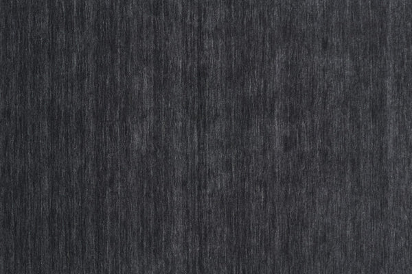 Homeroots 4' Black Wool Hand Woven Area Rug - Stain Resistant, Unique Artisan Craftsmanship For Modern Spaces 10' Round Wool 511048