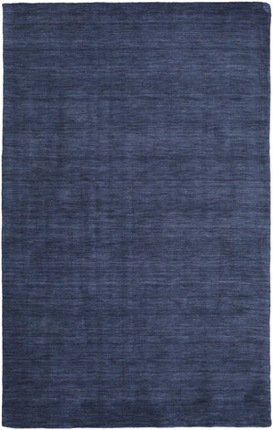 Homeroots 4' X 6' Blue Wool Hand Woven Area Rug Blue Wool 511050