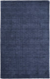 Homeroots 4' X 6' Blue Wool Hand Woven Area Rug Blue Wool 511050