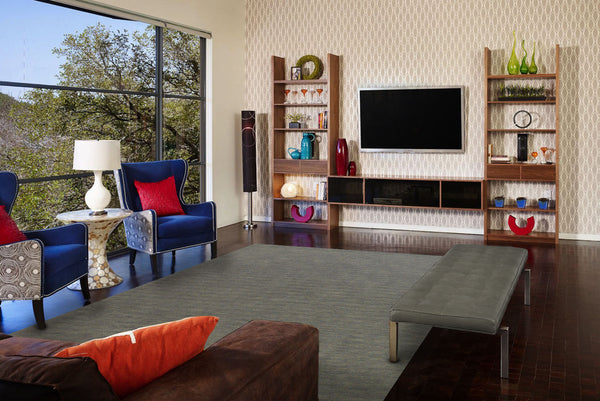 Homeroots 4' Black Wool Hand Woven Area Rug - Stain Resistant, Unique Artisan Craftsmanship For Modern Spaces 4' X 6' Wool 511058