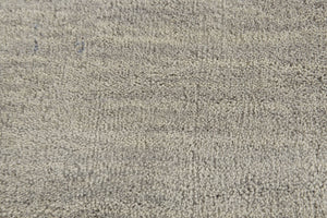 Homeroots 4' Black Wool Hand Woven Area Rug - Stain Resistant, Unique Artisan Craftsmanship For Modern Spaces 4' X 6' Wool 511058