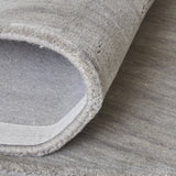 Homeroots 8' X 11' Gray And Ivory Wool Hand Woven Area Rug Gray,Ivory Wool 511060