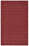 Homeroots 4' X 6' Red Wool Hand Woven Area Rug Red Wool 511066