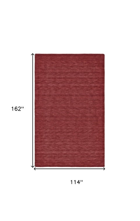 Homeroots 4' Black Wool Hand Woven Area Rug - Stain Resistant, Unique Artisan Craftsmanship For Modern Spaces 10' X 13' Wool 511069