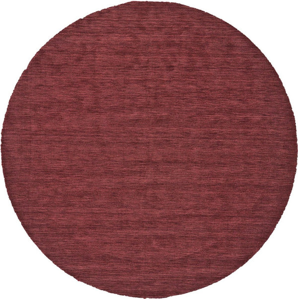 HomeRoots 4' Hand Woven Black Wool Area Rug - Timeless Elegance, Durable Comfort for Modern Living Spaces 8' Round 511071