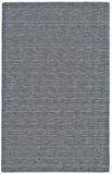 Homeroots 5' X 8' Blue And Gray Wool Hand Woven Area Rug Gray,Blue Wool 511083