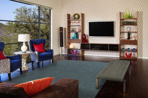 HomeRoots 4' Hand Woven Black Wool Area Rug - Timeless Elegance, Durable Comfort for Modern Living Spaces 10' X 13' 511085