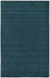 Homeroots 4' X 6' Blue And Green Wool Hand Woven Stain Resistant Area Rug Blue,Green Wool 511090