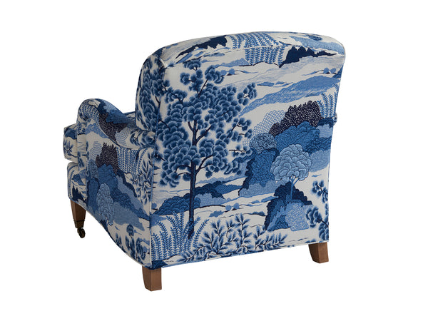 Lexington Barclay Butera Sydney Chair - Elegant Upholstered Design With Brass Casters, Ultra Down Cushion, Artisan Crafted   5110-11bcc-40