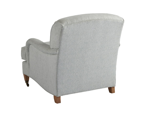 Lexington Barclay Butera Sydney Chair - Elegant Upholstered Design With Brass Casters, Ultra Down Cushion, Artisan Crafted   5110-11b-40