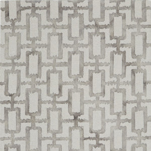 Homeroots 10' X 13' Ivory And Taupe Wool Geometric Tufted Handmade Area Rug Ivory,Taupe Wool 511107