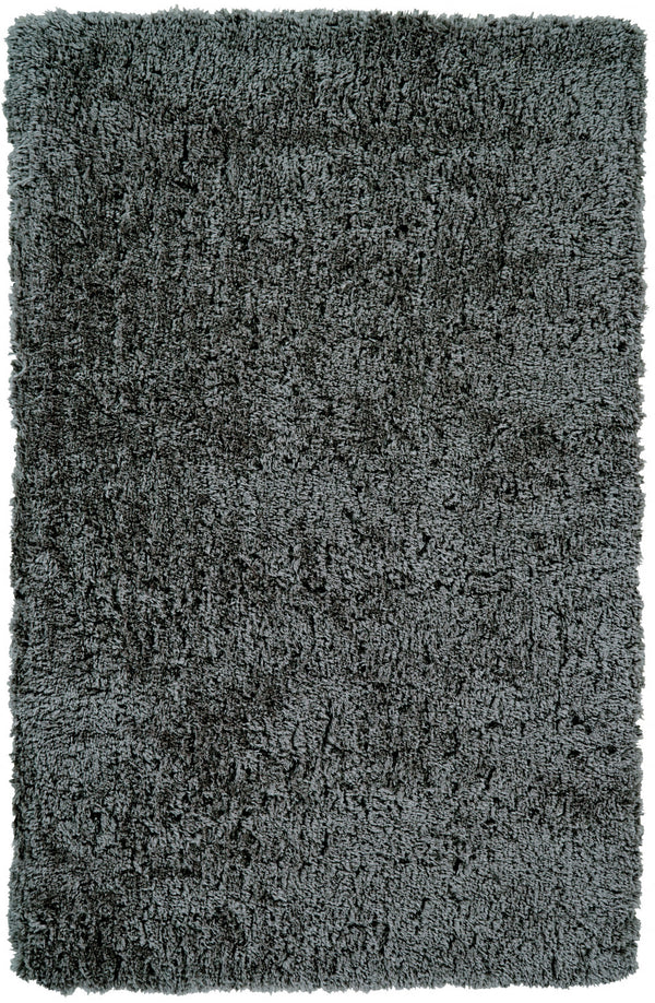 Homeroots 8' X 11' Gray Shag Hand Tufted Area Rug Gray Polyester 511125
