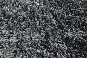 Homeroots 8' X 11' Gray Shag Hand Tufted Area Rug Gray Polyester 511125