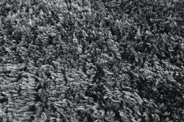 Homeroots 8' X 11' Gray Shag Hand Tufted Area Rug Gray Polyester 511125