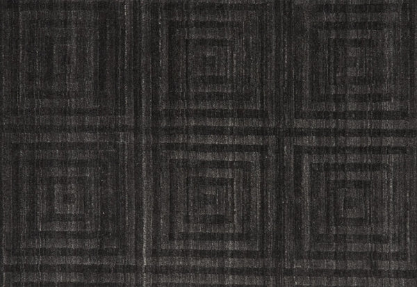Homeroots 8' X 10' Gray Geometric Hand Woven Area Rug Gray Viscose 511185