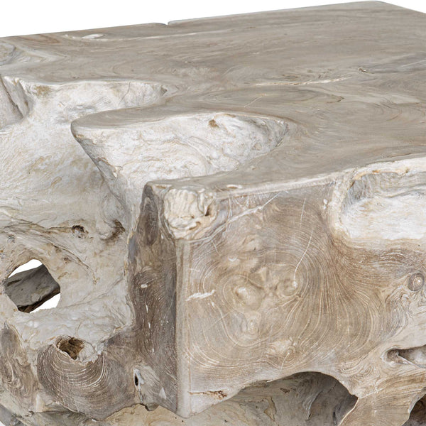 Uttermost Deguara Hand-carved Solid Teak Root Sculptural Indoor Outdoor Coffee Table