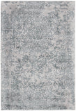 Homeroots 5' X 8' Blue And Gray Abstract Hand Woven Area Rug  Viscose 511325