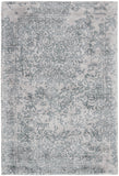 Homeroots 8' X 11' Blue And Gray Abstract Hand Woven Area Rug  Viscose 511326