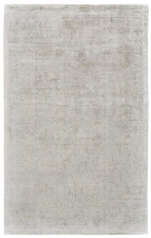 HomeRoots 5' Hand-Woven Gray and Ivory Abstract Area Rug - Elegant Design for Modern and Transitional Spaces 5' x 8' 511330