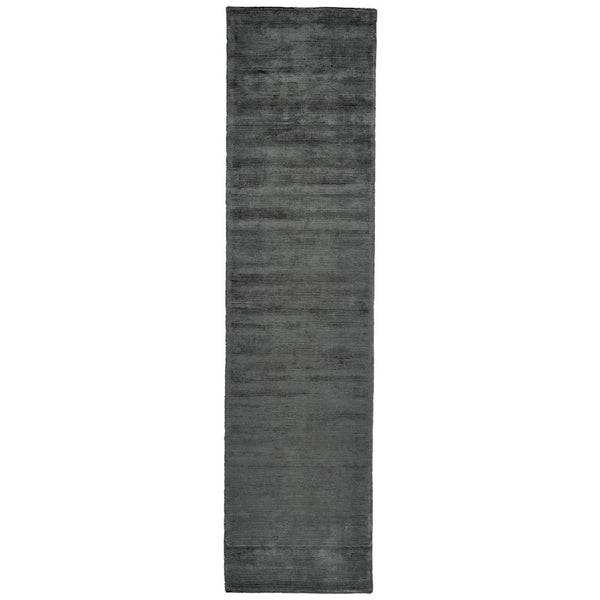 HomeRoots 4' Hand Woven Gray and Black Area Rug - Elevate Your Space with Artisanal Elegance and Style 10' Runner 511335