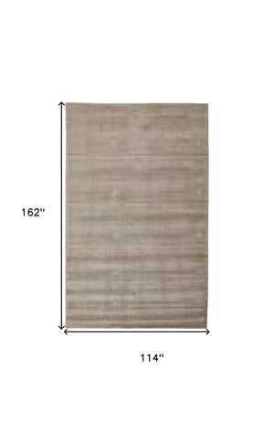 Homeroots 4' Hand Woven Area Rug - Unique Artisan Crafted Design For Stylish Home Décor And Comfort Tan,Ivory,Taupe Viscose 511340