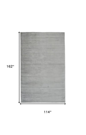 Homeroots 4' Hand Woven Area Rug - Unique Artisan Crafted Design For Stylish Home Décor And Comfort 10' X 13' Viscose 511346